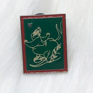 🔮 5/$25 Disney Chalk Sketches The Little Mermaid Ursula Pin‎